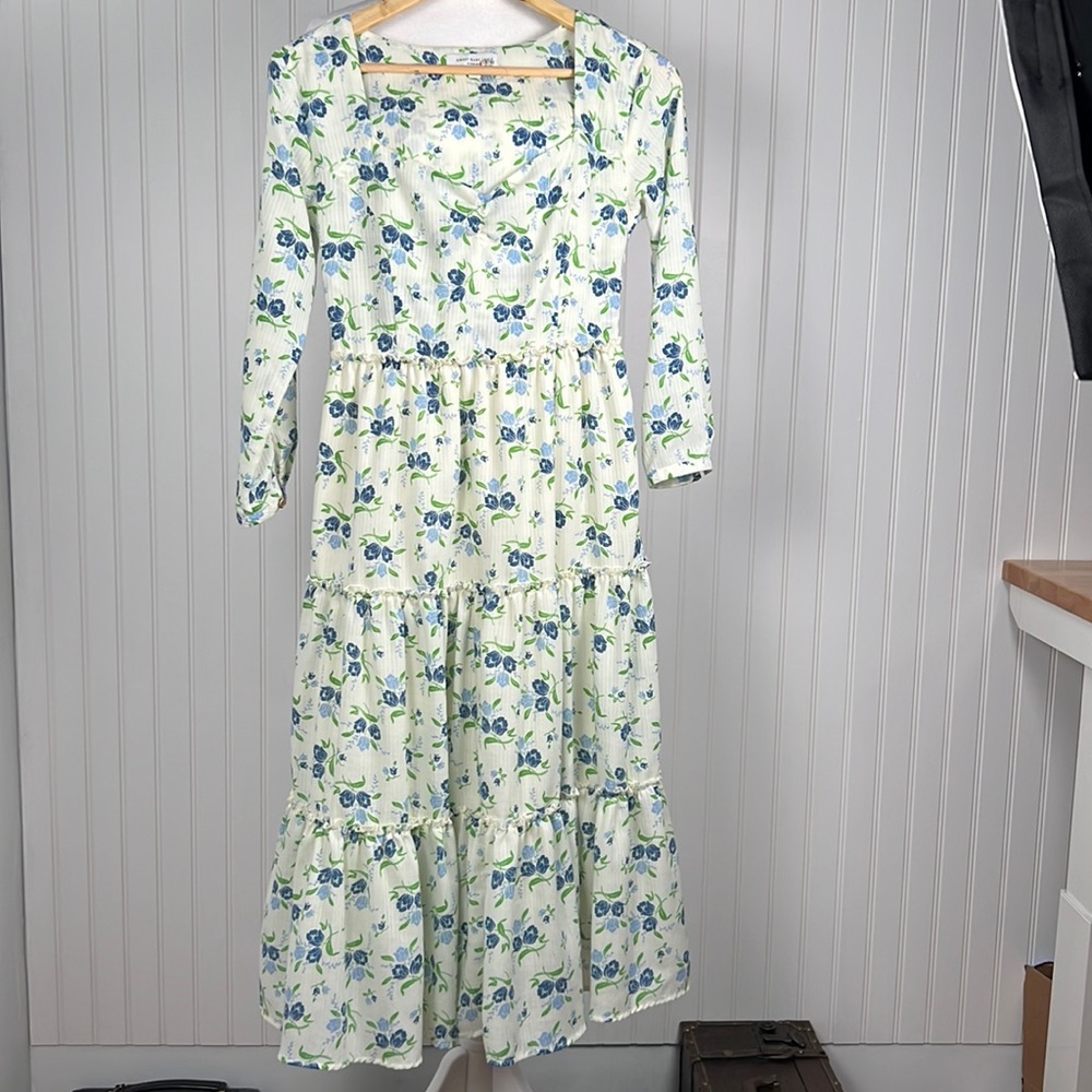 Sweet Baby Jamie Floral Midi Dress